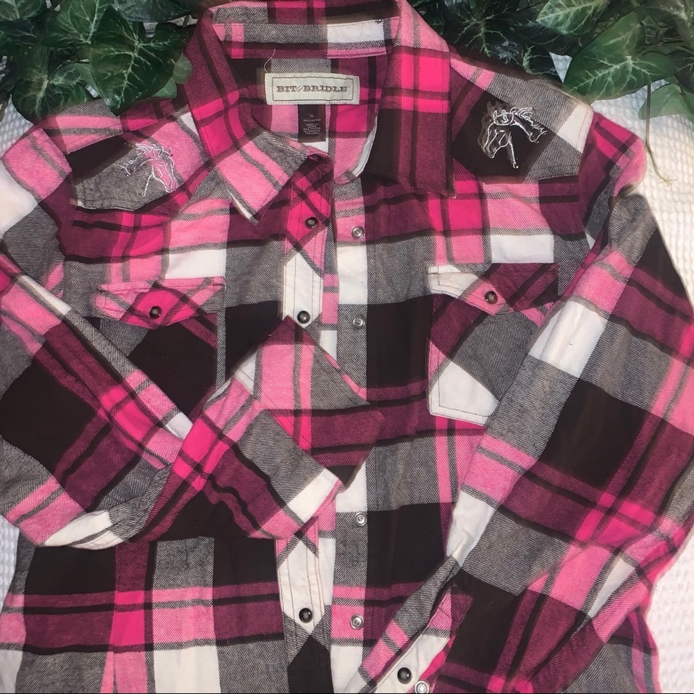 Bit & Bridle flannel - Picture 4 of 6